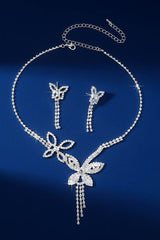 Gorgeous Zircon Earrings/Necklace Jewelry Sets (Set of 2) 746322010948 - COCOMELODY