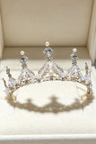 Elegant Wedding Flower Girl Tiara Pearl Rhinestone Crown 617709970463