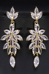 Luxurious Rhinestone Drop Earrings 693880171426 - COCOMELODY