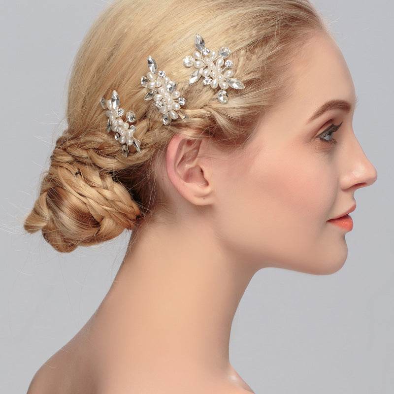 Pearl hair comb Hair Accessories 566704593828 - COCOMELODY