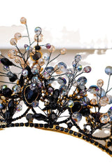 Alloy Tiaras with Beads Rhinestone 718204138178 - COCOMELODY