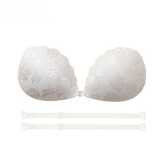 Breast patch female wedding dress with lace breast patch to hold up small chest display large breathable bra invisible underwear 810018057394 - COCOMELODY