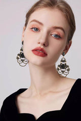 Alloy Earrings with Crystals Rhinestone 856121278887 - COCOMELODY