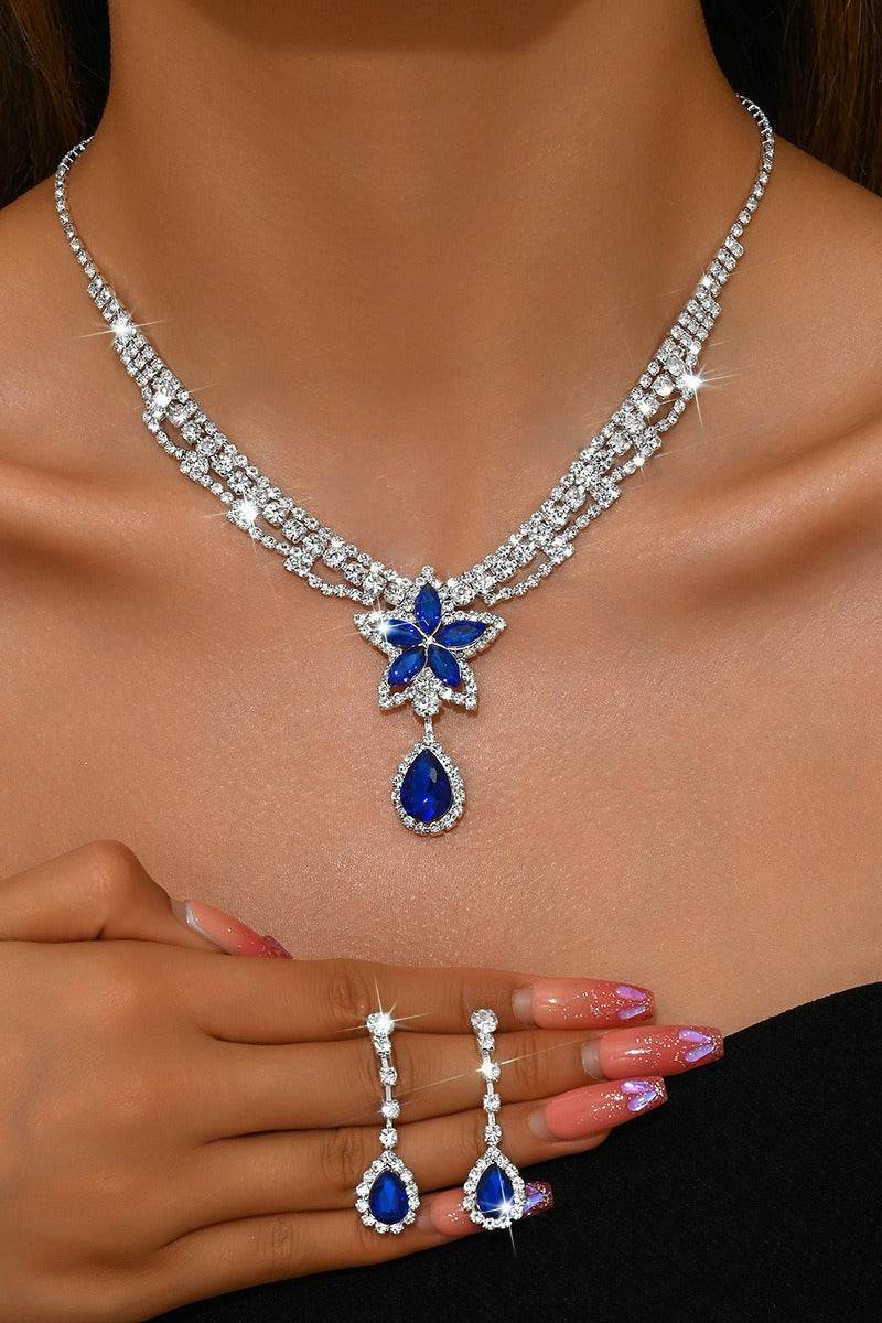 Wedding Earrings/Necklace Jewelry Sets (Set of 2) 924008810679 - COCOMELODY