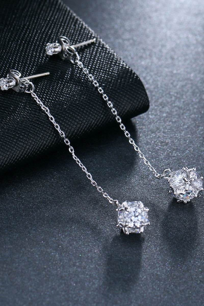 Luxurious Rhinestone Drop Earrings 807755948937 - COCOMELODY
