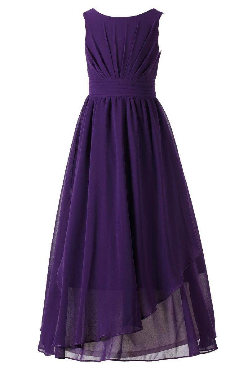 Elegant Chiffon Gown Floor-Length A-Line Dress B078N3KBLQ - COCOMELODY