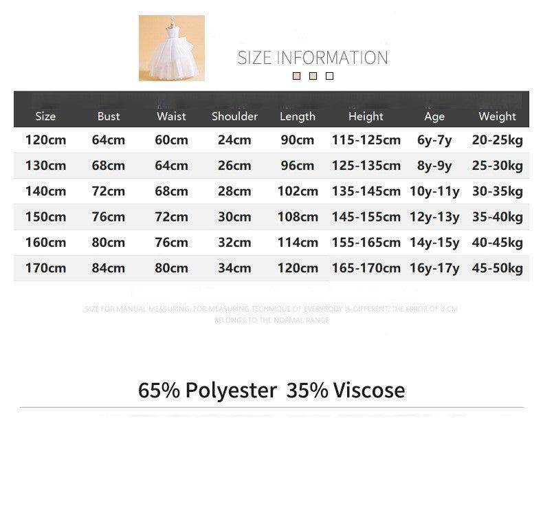 A-Line Maxi Tulle Flower Girl Dress 682982626293 - COCOMELODY