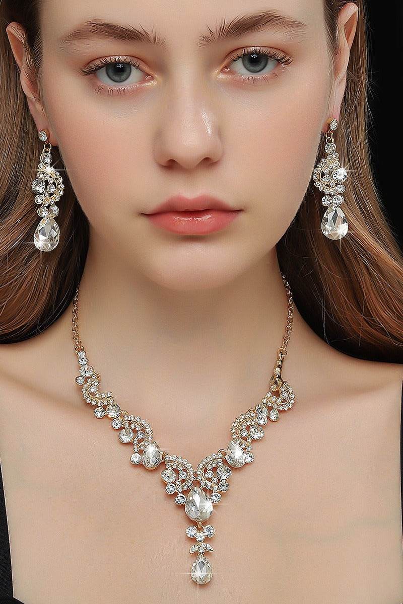Wedding Earrings/Necklace Jewelry Sets (Set of 2) 780429536142 - COCOMELODY