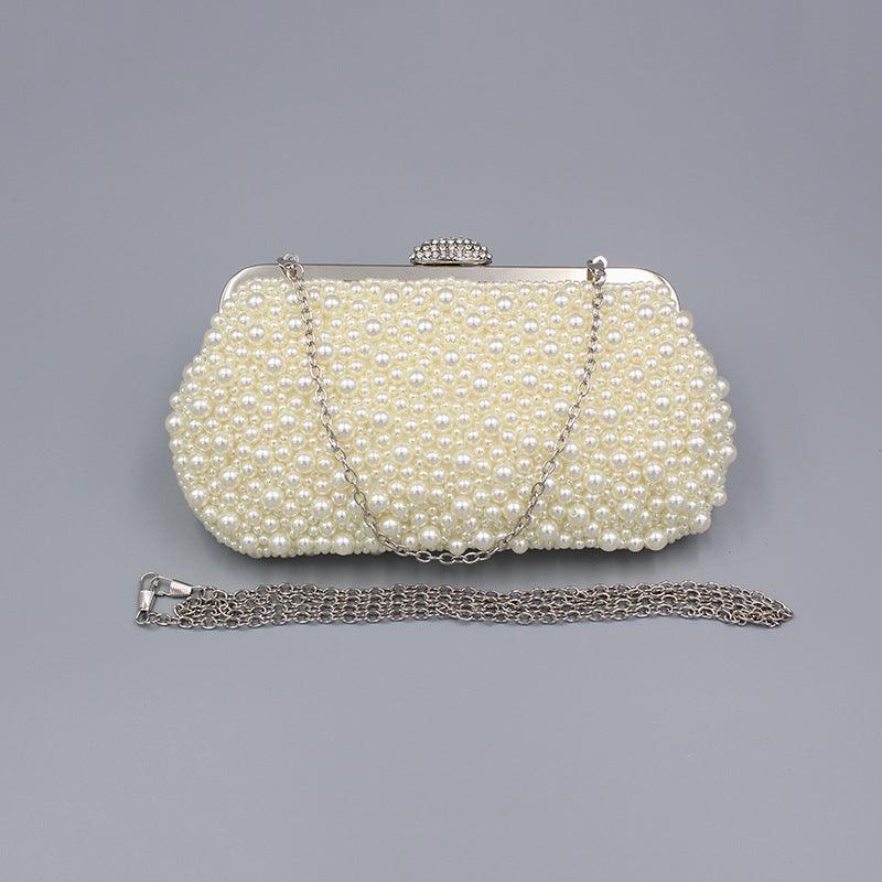 Banquet Luxury women's dinner bag Single shoulder diagonal chain diamond dinner bag 638060246551 - COCOMELODY