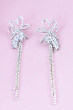 Rhinestone/Tassels Drop Earrings 789749822572 - COCOMELODY