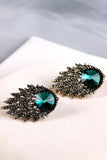Crystals Rhinestone Tiara Earrings Jewelry 603671484721 - COCOMELODY
