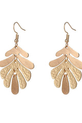 Personality Leaf Earrings High fashion stud earrings 694227853841 - COCOMELODY