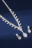 Gorgeous Zircon Earrings/Necklace Jewelry Sets (Set of 2) 744226327188 - COCOMELODY