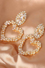 Alloy Earrings with Rhinestone 668172688839 - COCOMELODY