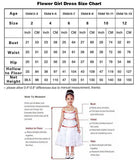 A-Line Illusion Neck Long Sleeve Satin Flower Girl Dresses 750796600612 - COCOMELODY