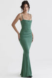 Trumpet-Mermaid Maxi Polyester Formal Evening Dresses 726121161521 - COCOMELODY