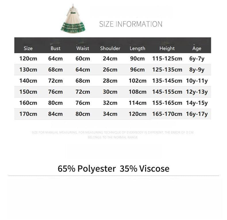 A-Line Maxi Tulle Flower Girl Dress 682328644676 - COCOMELODY