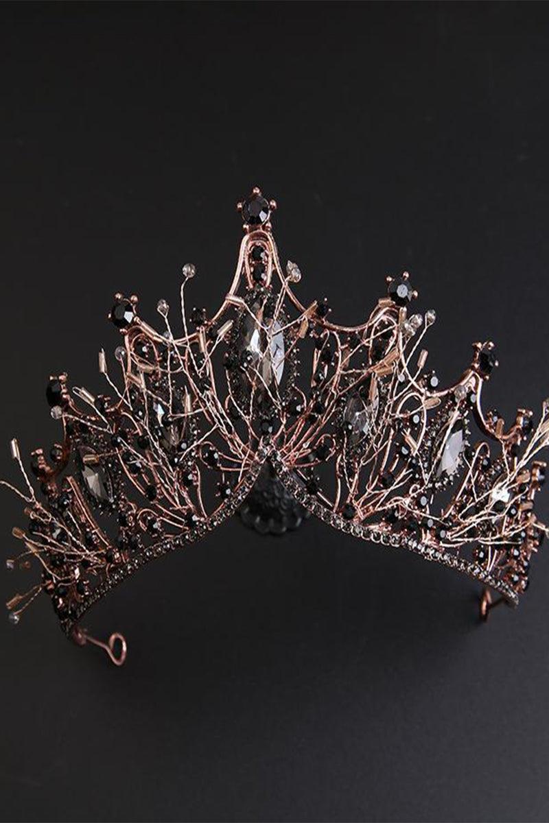 Alloy Tiaras with Rhinestone 826576146579 - COCOMELODY
