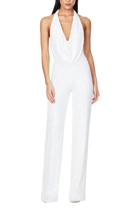 Jumpsuit Maxi Sequins Formal Evening Dresses 678030856246 - COCOMELODY