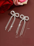 Rhinestone/Tassels Drop Earrings 921419280336 - COCOMELODY