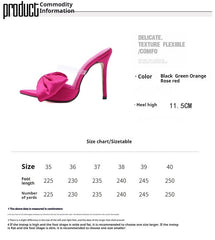 Satin Pointy Stiletto Heels 634509707944 - COCOMELODY