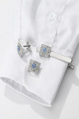 Men's 2-Piece Copper Cufflinks 776479968458 - COCOMELODY
