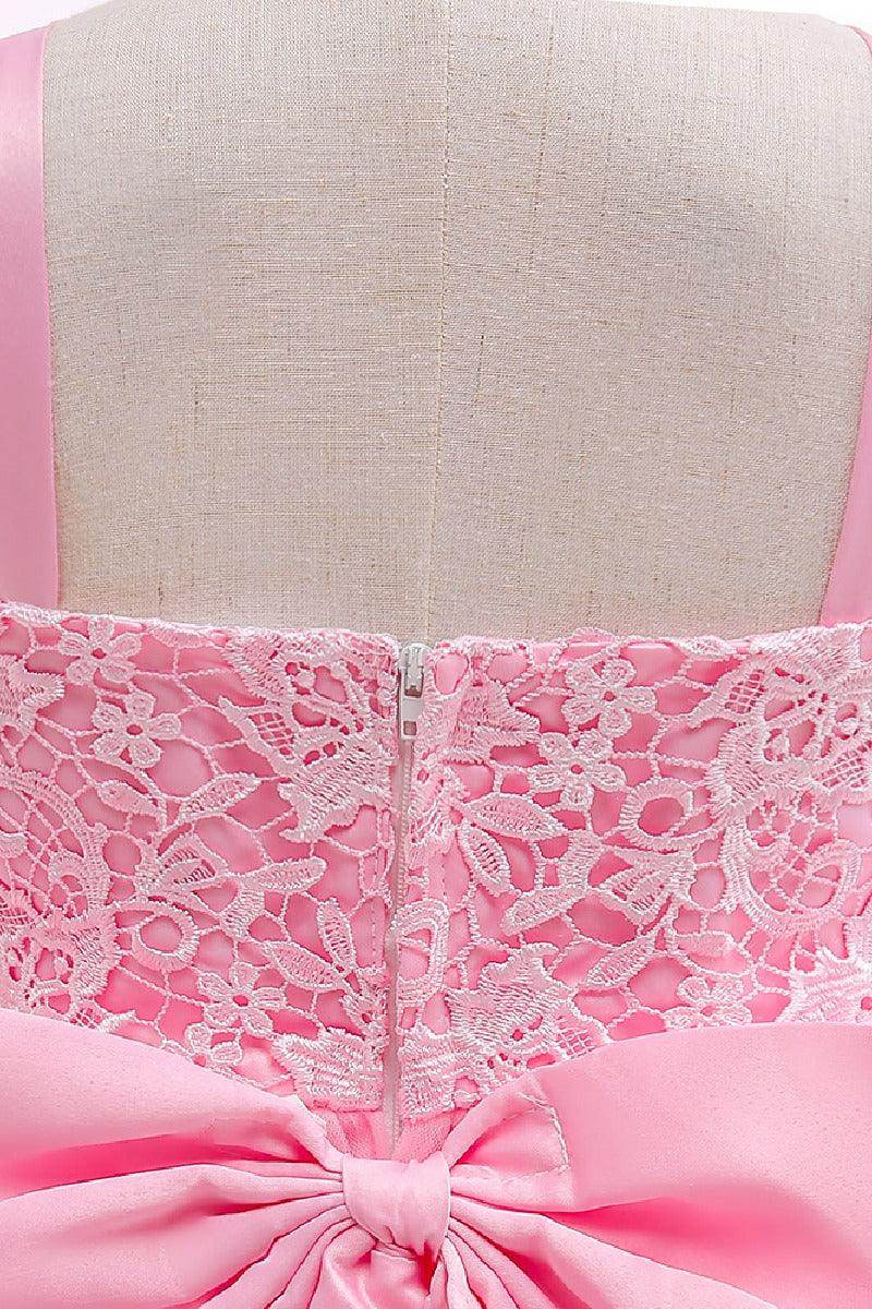 A-Line Scoop Neck Sleeveless Lace/Tulle Flower Girl Dresses 754840464932 - COCOMELODY