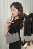 Stylish All Diamond bling rhinestone chain set with diamond Hand full diamond underarm bag 704230461982 - COCOMELODY