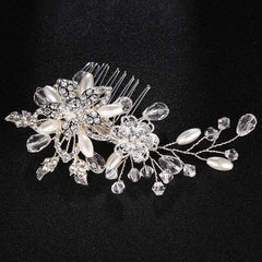 Bride Hair Comb Wedding Hair Accessories for Brides 528986959215 - COCOMELODY