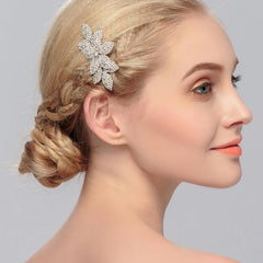 Bridal hair comb Pop rhinestone headpiece hair comb Wedding accessory 529286643073 - COCOMELODY