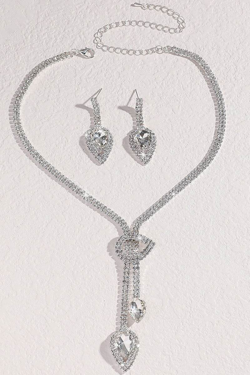 Wedding Earrings/Necklace Jewelry Sets (Set of 2) 752186449074 - COCOMELODY