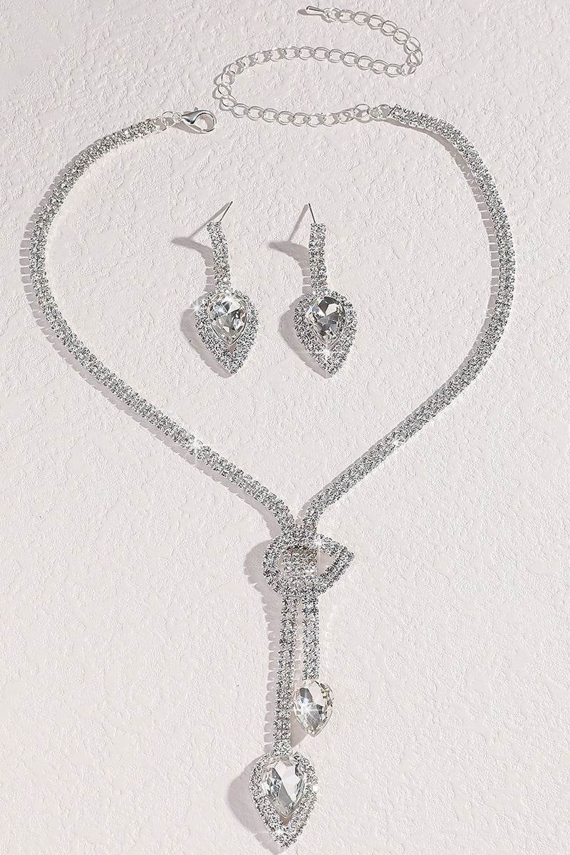 Wedding Earrings/Necklace Jewelry Sets (Set of 2) 752186449074 - COCOMELODY