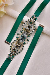 Ribbons Wedding Sash with Rhinestone Imitation Pearl 837366894589 - COCOMELODY