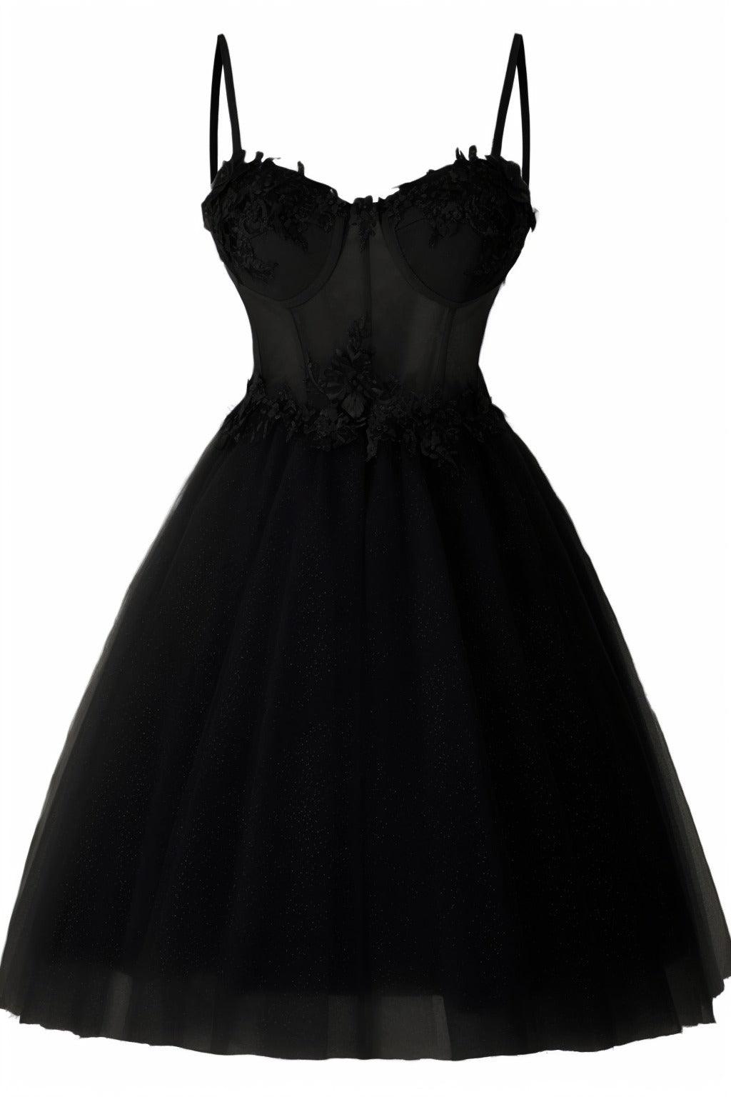 A-Line Short-Mini Tulle Prom Dress CS0400 - COCOMELODY