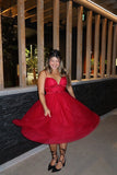 A-line Spaghetti Strap Tulle Formal Evening Dresses 854604954195