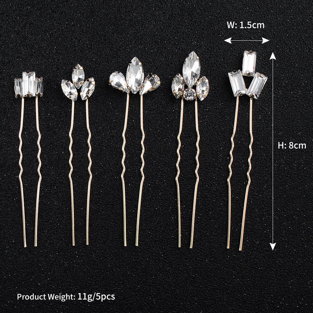 Hairpin 5 sets Daily Hair pin headwear accessories 566358087546 - COCOMELODY