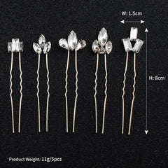 Hairpin 5 sets Daily Hair pin headwear accessories 566358087546 - COCOMELODY