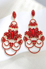 Alloy Earrings with Crystals Rhinestone 856121278887 - COCOMELODY