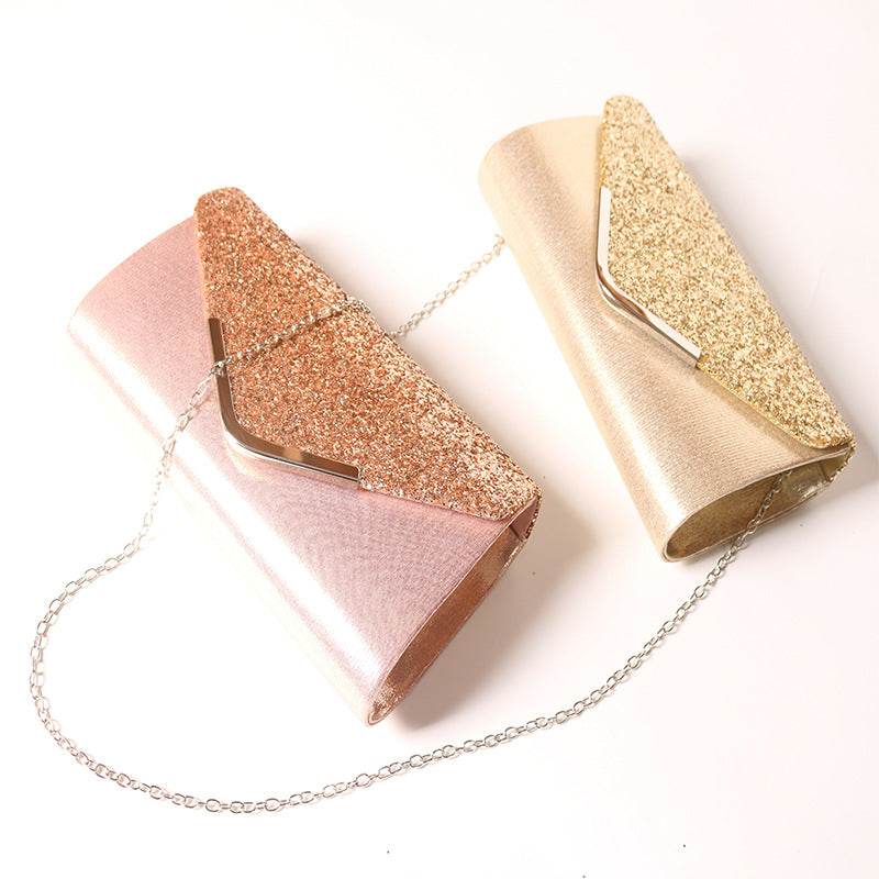 Shiny rhinestone small envelope bag 706744649389 - COCOMELODY