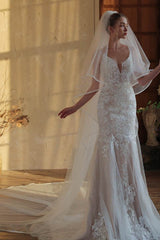 Two-tier Cut Edge Tulle Chapel Veils 885292260251 - COCOMELODY