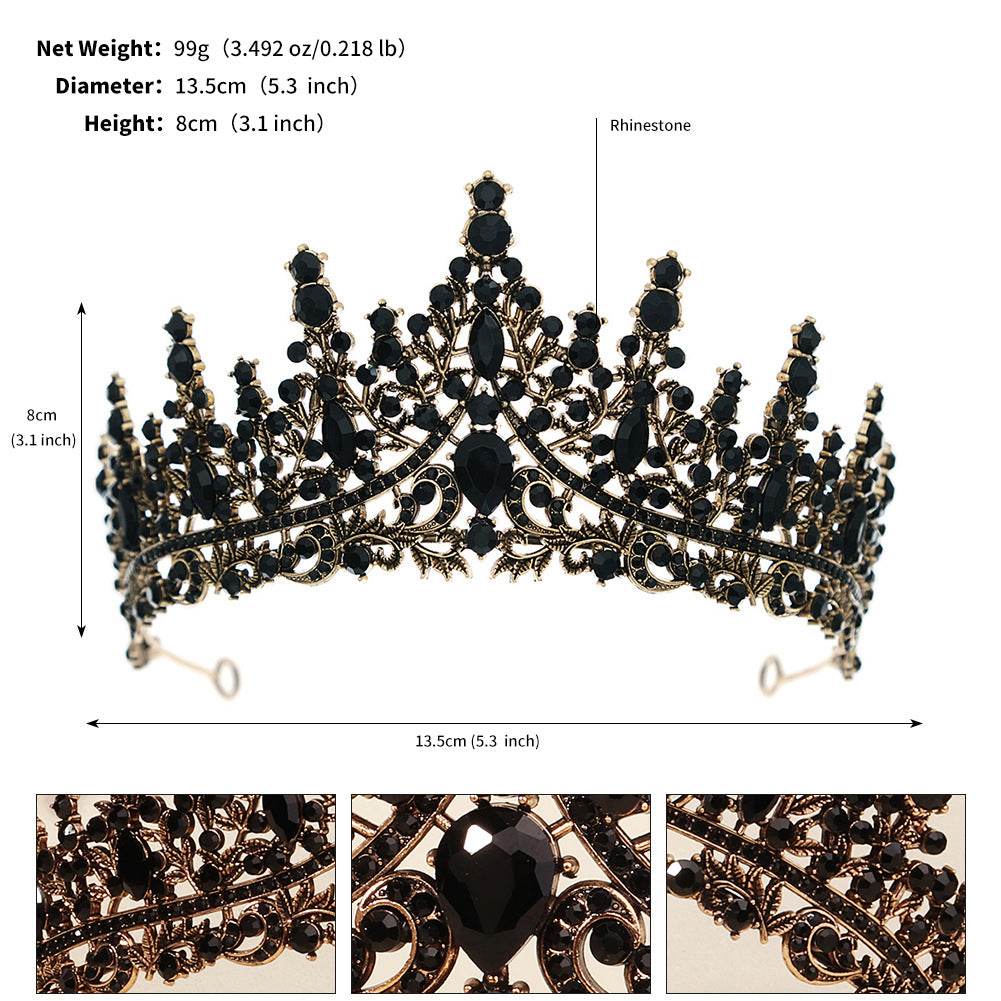 Alloy Tiaras with Rhinestone 908759066657 - COCOMELODY