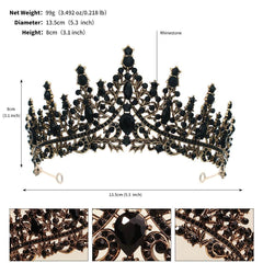Alloy Tiaras with Rhinestone 908759066657 - COCOMELODY