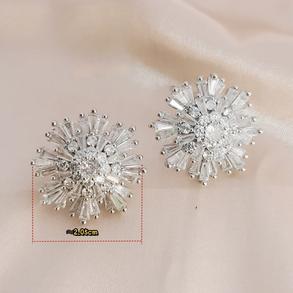 Light luxe zircon earrings 795399667147 - COCOMELODY