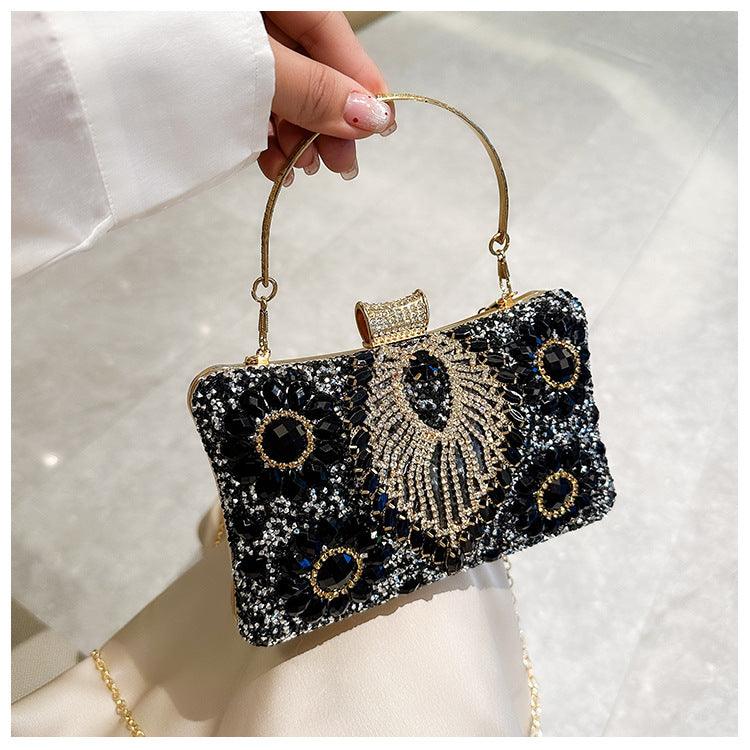 Heavy diamond dinner bag 791087208691 - COCOMELODY