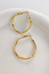 Mobius earrings Hoop earrings 810099306103 - COCOMELODY