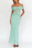 Mermaid Maxi Stretch Formal Evening Dresses 917758883837 - COCOMELODY