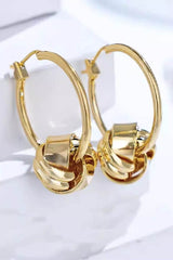 Rhodium plated Earrings 778625287431 - COCOMELODY