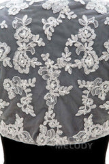 Lace 3/4 Length Sleeve Wedding Jacket AC6016 - COCOMELODY