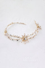 Latest Alloy Headpiece with Imitation Pearl AH17011 - COCOMELODY