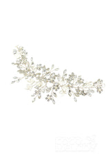 Alloy Headbands with Imitation Pearl and Crystals AH18015 - COCOMELODY